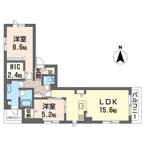 アヴェニール　調の杜 201号室