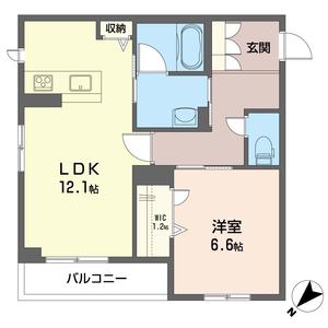 シャーサヴォア 205号室