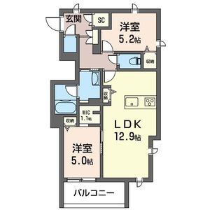 Ｖｉｖａｃｅ（ヴィヴァーチェ） 201号室