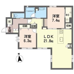 ヴィラ　グリナージュ 101号室