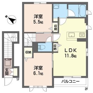 パインハイム　Ａ 204号室