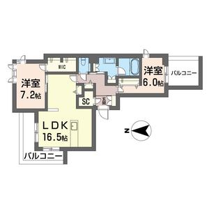 ウィズプラス浦和美園　ウエスト　Ａ棟 205号室