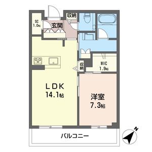 ウィズプラス浦和美園　ウエスト　Ｂ棟 103号室