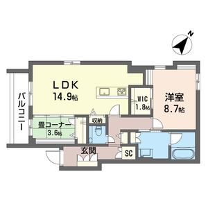 ウィズプラス浦和美園 ウエスト B棟 305号-16