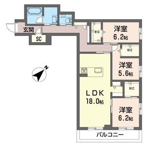 ウィズプラス浦和美園　イースト　Ａ棟 304号-16