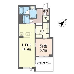 ウィズプラス浦和美園　イースト　Ｂ棟 207号室
