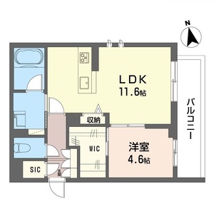 シャーメゾン　Ａ 203号室
