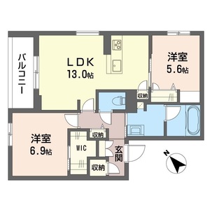 バンホフ川口元郷 305号室