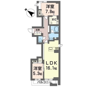 ノーブルステージ　Ⅱ102号室_間取り画像