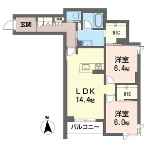 シャーメゾン戸田201号室_間取り画像