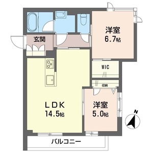 シャーメゾン　サチ 201号室