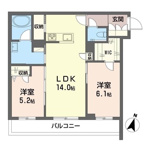 エクラージュ北園 303号室