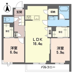 チップ102号室_間取り画像