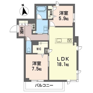 レゾンクレール 201号室