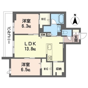 メゾン　フォレスト　芝 302号室