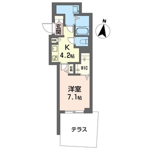 プリムベール岸町 102号室