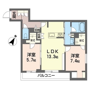 イースト　ウィステリア　Ⅱ 302号室