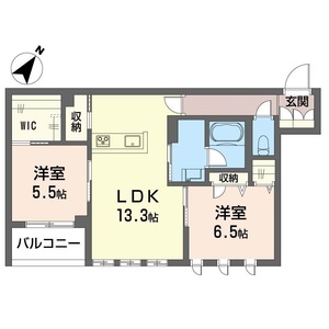 シャーメゾン坂の台　Ⅱ 203号室