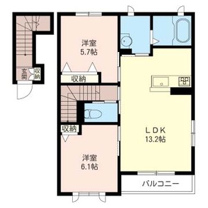 ガルバート 201号室