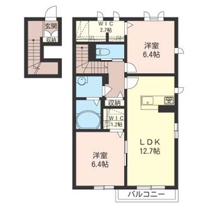 メゾン　ドゥ　ボヌール　Ｂ 201号室