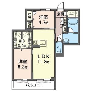 ＢＥＲＥＯふじみ野　Ｂ 203号室