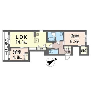 ヴィラ　ダブリュー　タッソ 103号室