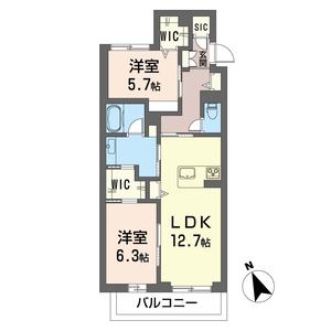 ラグレース　ソルス 201号室