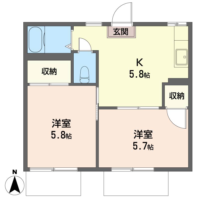 飯塚コーポ　Ｂ101-2