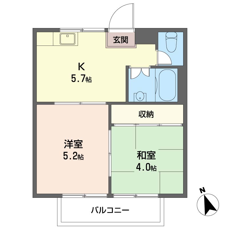 コーポ　エルム201-2