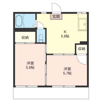 アーバン　富田　Ｃ 102号-16