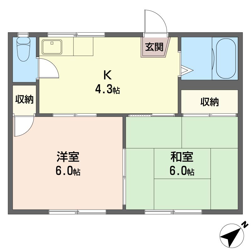 第一　押田　ハイツ 102号-16