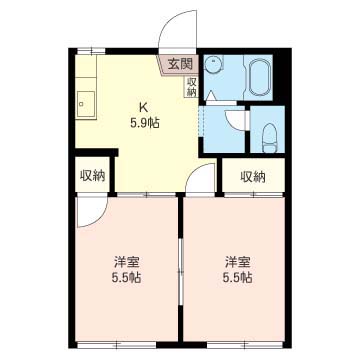 メゾンしろばらＢ 101号-16
