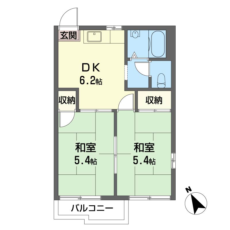 サンライト　コーポ　Ｂ206-2