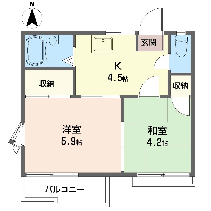 瀬ヶ崎　サンハイツ　Ａ202-2