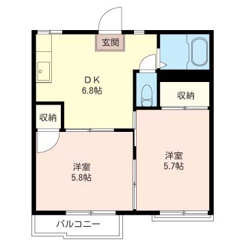 瀬ヶ崎　サンハイツ　Ｂ201-2