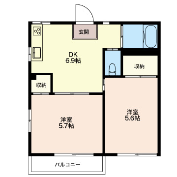 ハイツ　スズキ 203号-16