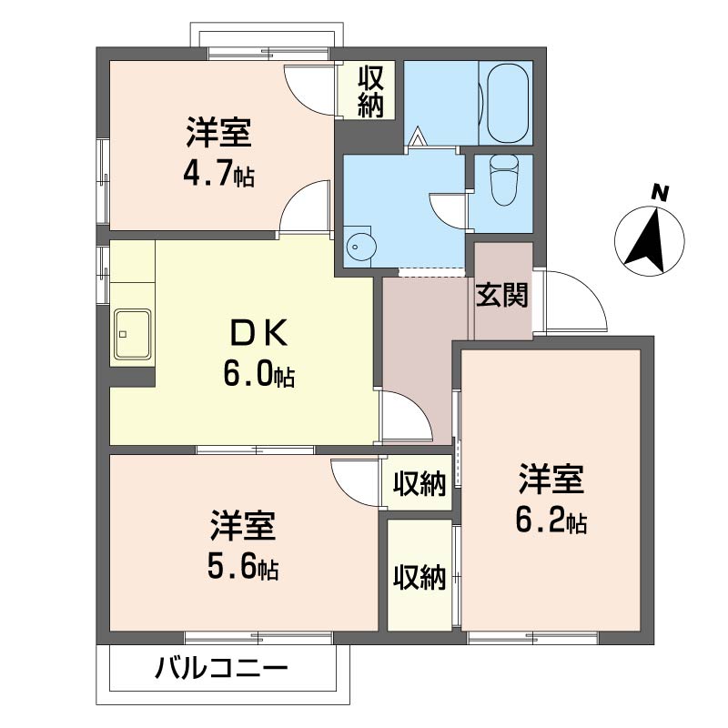 椿峰　ヒルクレスト　Ａ202-2