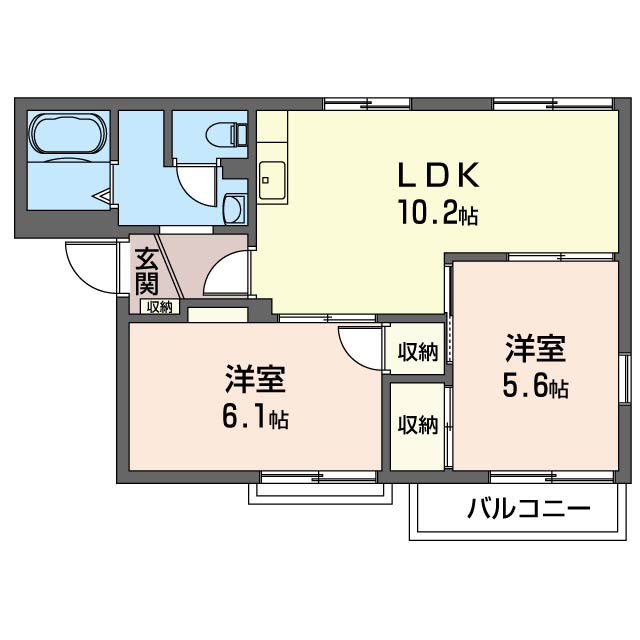 カーサ　谷津202-2