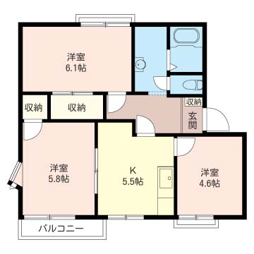 サンハイツ　黒須　Ａ 201号-16