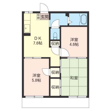 はなぶさハイツ 102号-6
