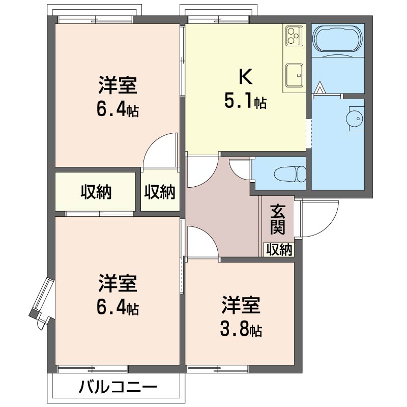 セゾン　Ｂ 102号-16