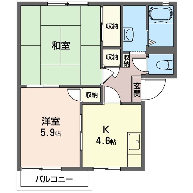 グリーン コート 淵江 B 202号-16