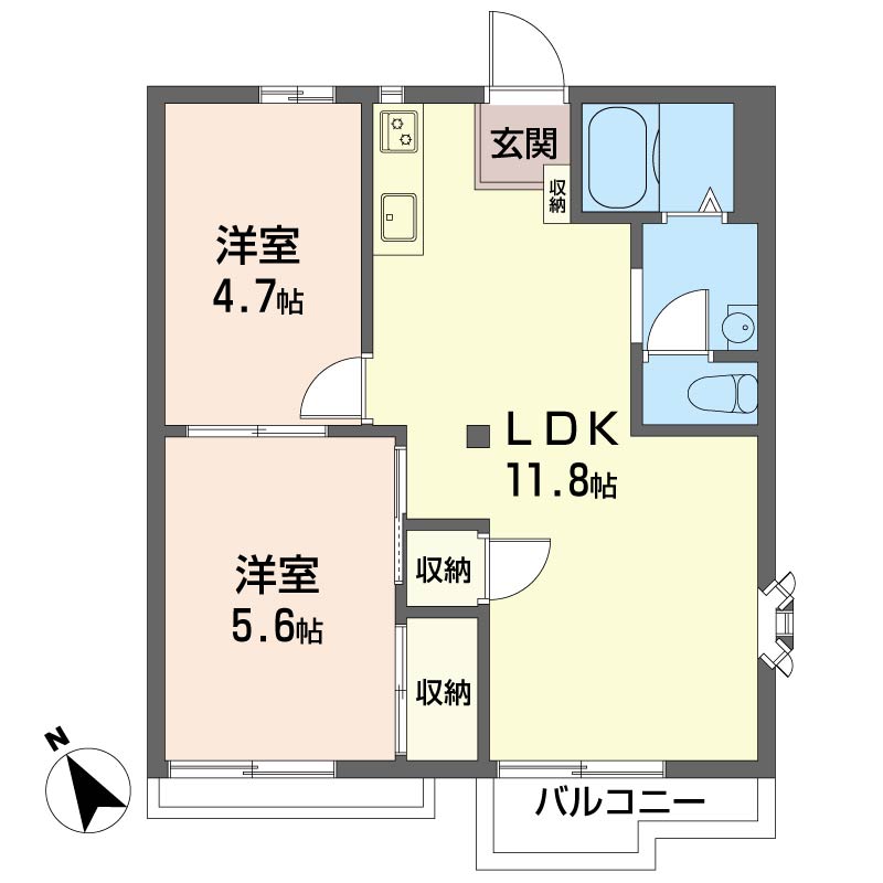 ビィレッヂ　ゲート　Ａ 201号-15