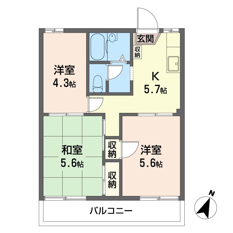 エーデルハイムハマノ B 102号-16