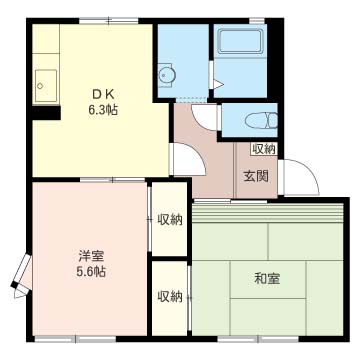 グリーンパーク　富士見　Ａ 102号-6