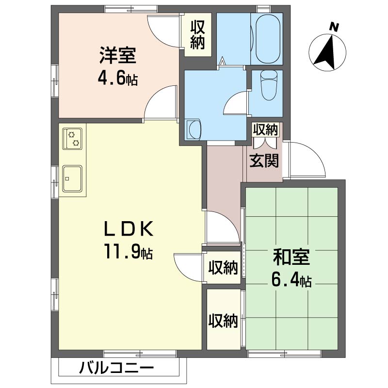 マイネハイマート藤塚 D 201号-16