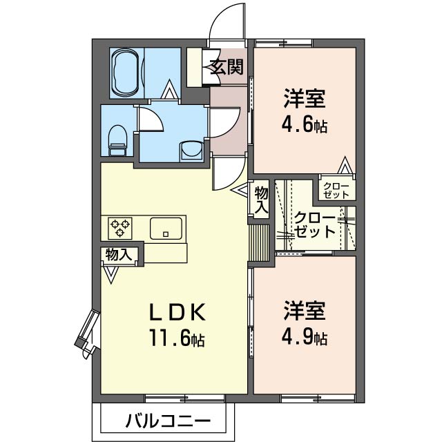 ウィスタリア　Ｂ 203号-16