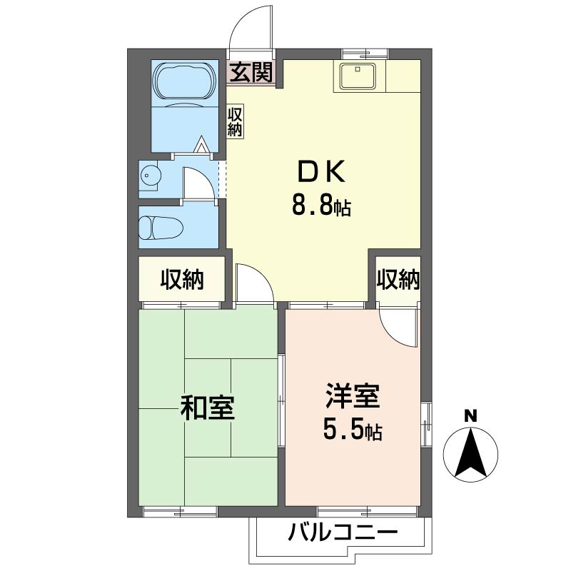 ビューテラス芝原　Ｂ 201号-2