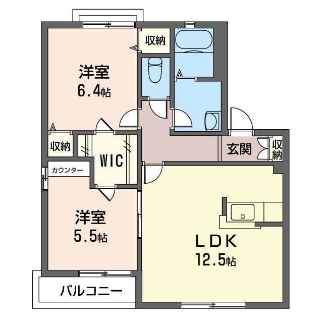 シティーハウス　天神山　Ｂ 102号-16