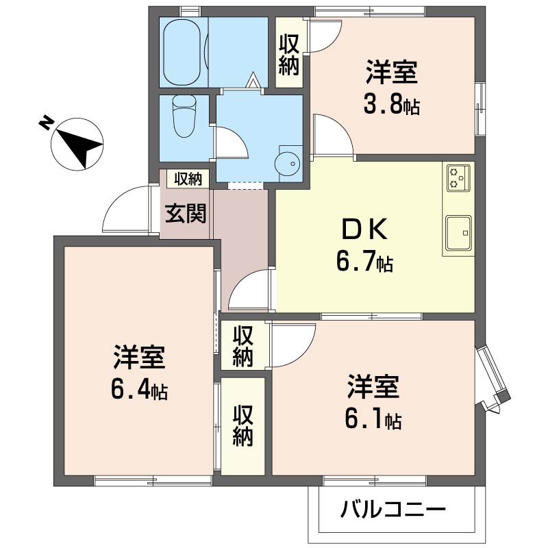 ヴェルデ　カーサ　Ｃ201-2